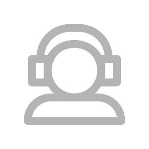 סמל אפור של אדם חובש אוזניות, עם ראש מעוגל, קשתות לאוזניות וקווים פשוטים לגוף על רקע שקוף. העיצוב המינימליסטי מושלם כמתנה מצחיקה לאוהבי מוזיקה.